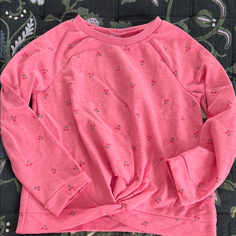 Cherry twist sweatshirt